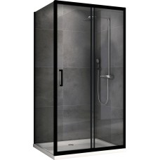 Душевое ограждение Abber Schwarzer Diamant AG30100B-S50B 100x50