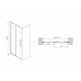 Душевая дверь в нишу Abber Schwarzer Diamant AG30170H 170x195