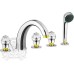 Смеситель Migliore Axo Swarovski ML.AXO-680F CrDo на борт ванны
