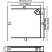 Душевой уголок Good Door Mokka DR+SP 80х100х185 см