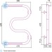 Полотенцесушитель водяной Сунержа М-образный 60x40 с 2 полками