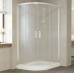 Душевой уголок Vegas Glass ZS-F 110*100 01 10 профиль белый, стекло сатин