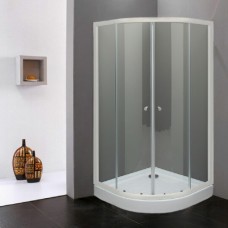 Душевой уголок De Aqua R100100OP-W 100х100, стекло прозрачное 