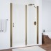 Душевая дверь в нишу Vegas Glass EP-F-1 145 05 01 R профиль бронза, стекло прозрачное