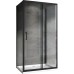 Душевое ограждение Abber Schwarzer Diamant AG30120B-S60B-S60B 120x60