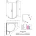 Душевой уголок Radaway Euphoria PDD 90