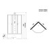 Душевая кабина Niagara NG-2307-14BKTG 80x80