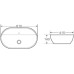Раковина BelBagno BB1346 накладная
