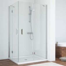 Душевой уголок Vegas Glass AFA-F 100*80 08 01 R профиль глянцевый хром, стекло прозрачное 