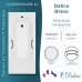 Ванна из искусственного камня Delice Bravo 170x70 матовая с черными ручками DLR330034RB-M