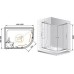 Душевой уголок Cezares ANIMA-W-RH-2-120/100-P-Cr-L