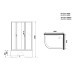 Душевая кабина Niagara NG-2310-14RBKG 120x80
