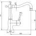 Смеситель Migliore Dallas ML.DLS-6813 Br для раковины