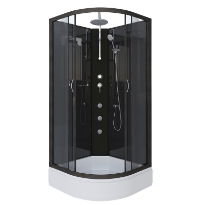 Душевая кабина Niagara NG-6501-14BKTG 90x90
