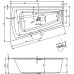Акриловая ванна Riho Still Smart R 170x110 с подголовником