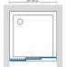 Душевая дверь в нишу GuteWetter Practic Door GK-403 135-139 см стекло бесцветное, профиль матовый хром