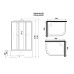 Душевая кабина Niagara P90/80/40L/MT 90x80