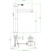 Смеситель Fiore Xenon 44CR5273 для раковины