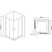 Душевой уголок RGW Passage PA-30 900x900x1900 профиль хром, стекло чистое