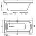 Акриловая ванна Santek Монако XL 170x75