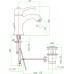 Смеситель Fiore Jafar 47CR5221 для раковины