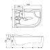 Акриловая ванна Gemy G9083 B L 180x121