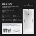 Чугунная ванна Vinsent Veron Devon 190x80x45 с хромированными ручками