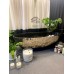 Прозрачная ванна ABBER Kristall AT9702Onyx 180x85