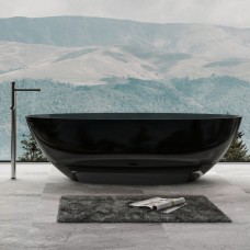 Прозрачная ванна ABBER Kristall AT9702Onyx 180x85