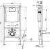Комплект Villeroy & Boch O Novo 5660 D1 01 кнопка белая
