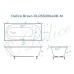 Ванна из искусственного камня Delice Bravo 180x70 матовая с черными ручками DLR330064RB-M