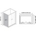 Душевой уголок RGW Classic CL-43 (1260-1310)x900 чистое стекло