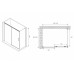 Душевое ограждение Abber Komfort AG93150-S102 150x100