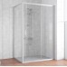 Душевой уголок Vegas Glass ZP+ZPV 140*70 07 01 профиль матовый хром, стекло прозрачное