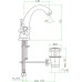 Смеситель Fiore Margot 26CR0623 для раковины