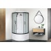 Душевая кабина Royal Bath Practic RB90BK1-M-BL 90x90