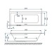 Акриловая ванна Excellent Heaven Slim 170x75