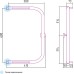 Полотенцесушитель водяной Сунержа П-образный 60x40 с 2 полками