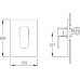 Смеситель Elghansa Mondschein White 3420235 С ВНУТРЕННЕЙ ЧАСТЬЮ