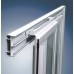 Душевая дверь в нишу Ravak ASDP3-100 Transparent, профиль белый