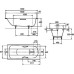 Стальная ванна Kaldewei Saniform Plus 375-1 с покрытием Easy-Clean 180x80
