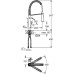 Комплект  Мойка кухонная Grohe K700U 31574SD0 + Смеситель Grohe Eurocube 31395000 для кухонной мойки