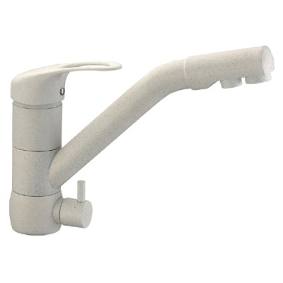 Смеситель Zorg Clean Water ZR 400 KF-12 серый шелк для кухонной мойки
