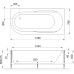 Акриловая ванна Royal Bath Azur RB 614200 R 140x80