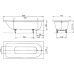 Стальная ванна Kaldewei Saniform Plus 373-1 с покрытием Anti-Slip и Easy-Clean 170x75
