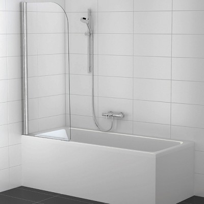 Шторка на ванну Koller Pool Waterfall Line QP93 Chrome Clear