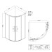 Душевое ограждение Niagara NG-6825-34BLACK 80x80