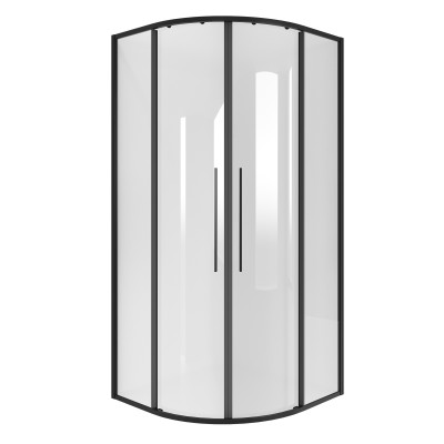 Душевое ограждение Niagara NG-6825-34BLACK 80x80