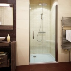 Душевая дверь в нишу GuteWetter Lux Door GK-601 правая 85 см стекло бесцветное, профиль хром 