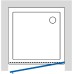 Душевая дверь в нишу GuteWetter Lux Door GK-601 правая 85 см стекло бесцветное, профиль хром